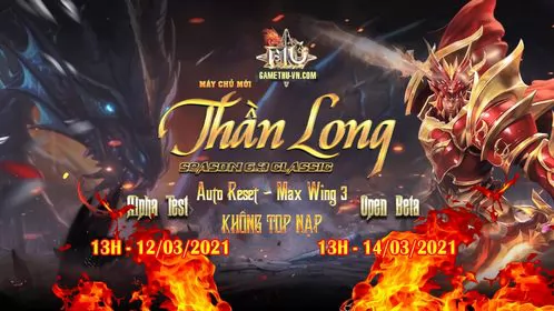 MU GAME THỦ VIỆT NAM - SEASON 6.9 - OPEN BETA 14/03/2021 - MIẾN PHÍ, KHÔNG WEBSHOP, CÀY CUỐC