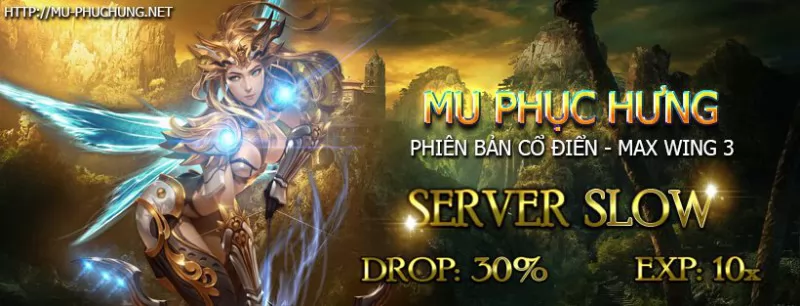 Mu-PhucHung.Net Ra mắt server nguyên thủy Max wing 3 - 3opt - Không đồ tạp nham 14h00 ngày 04/04/2021