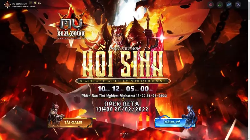 Mu-ss6hanoi.vn Khai Mở Máy Chủ : Hồi Sinh