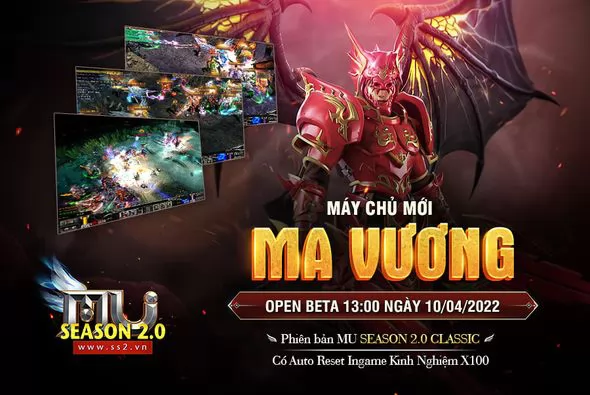 [SS2.VN] OPEN TEST 13h 07/04- OPEN BETA 13h 10/04/2022- SEASON 2.0 AUTO RESET -MAX WING 2-KHÔNG WEB SHOP- MÁY CHỦ ỔN ĐỊNH ĐÔNG ĐẢO NGƯỜI CHƠI !