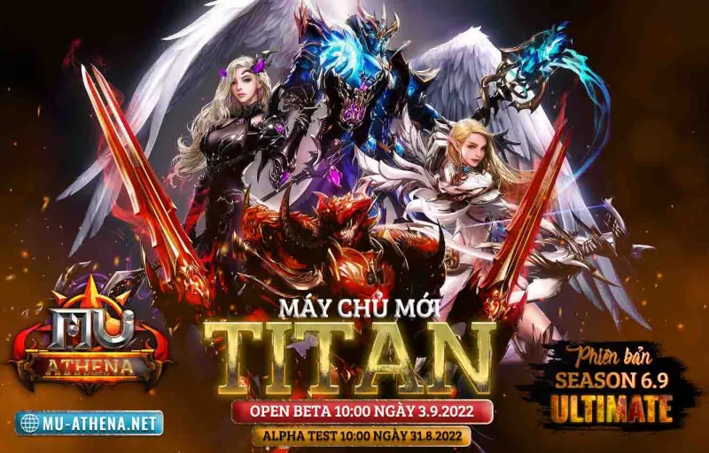 Mu Athena Khai Mở Server TITAN KHÔNG WEBSHOP, CÀY QUỐC