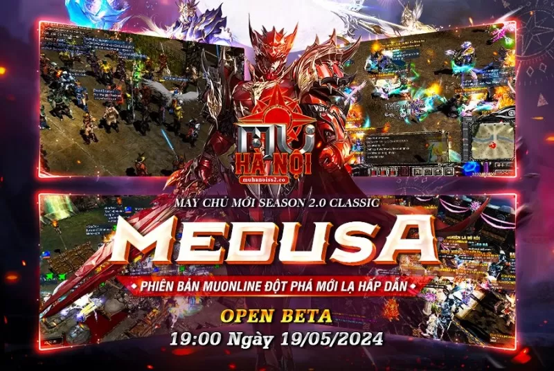 MU HÀ NỘI SS2 MỪNG 4 NĂM DUY TRÌ - KHAI MỞ MÁY CHỦ ĐẶC BIỆT MEDUSA CHÀO HÈ 2024