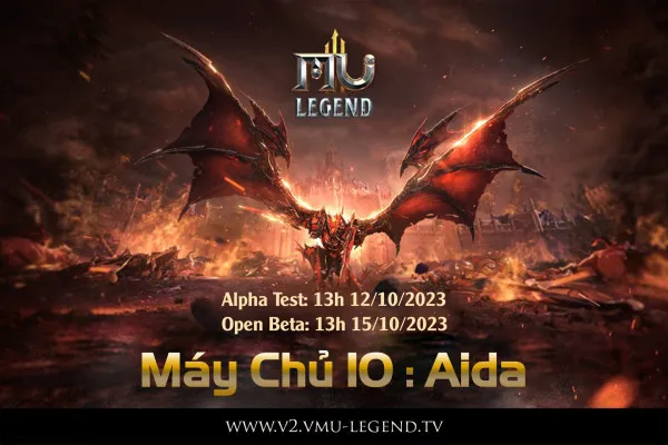 VMU LEGEND Ra Mắt Máy Chủ 10 : Aida Lộ Trình Lâu Dài Dân Cày Fang Dân Nạp