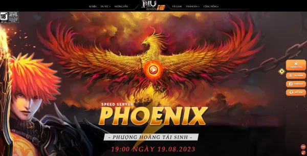 MU Season 18 phiên bản PC Máy chủ mới PHOENIX - Phượng Hoàng Tái Sinh