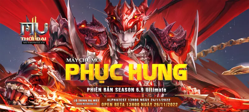 Muthoidai.co Khai mở máy chủ Phục Hưng 26/11/2022