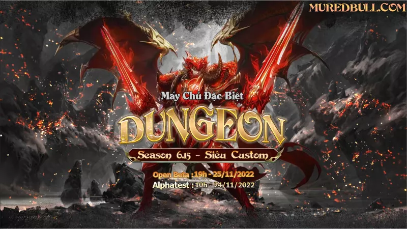 Mu RedBull 6.15 Khai Mở Máy Chủ Mới: Dungeon