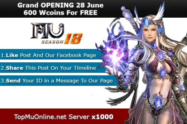 TOPMUONLINE.NET - FRESH NEW OPENING NEW SERVER