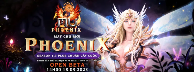 MU Phoenix - Ra mắt máy chủ mới Phoenix lúc 14h00 ngày 18/03/2023 Season 6.3 PLUS