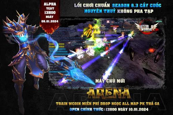 Mu Noria Season 6.3 Classic Chuẩn Webzen phiên bản cày cuốc