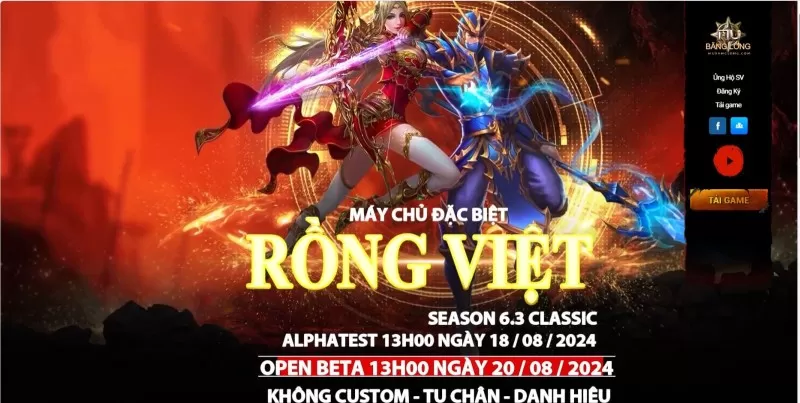 Mu Bằng Long SS6 ra mắt máy chủ Anh Hùng