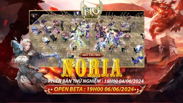 Noria Mu Phiên Bản SS6.3  - Max item 380 - Wing 3 - Max Point 65k - Lối Chơi Đậm Chất Giải