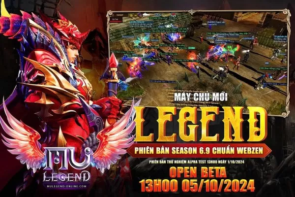 Mu mới ra - Mu legend online phiên bản SS6 chuẩn Webzen