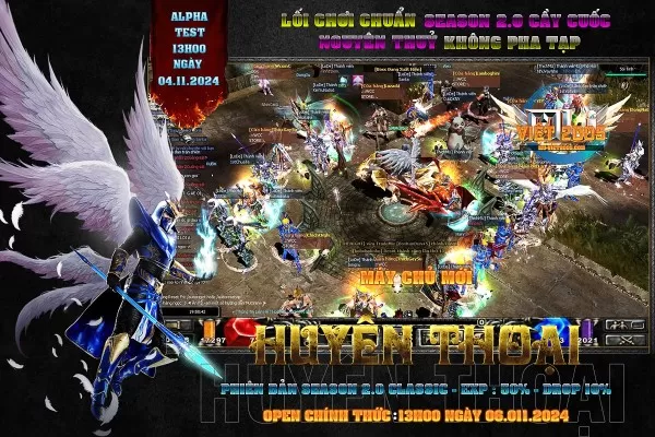 Mu Việt phiên bản season 2 Open hôm nay - Max Point 65k - Max Wing 2