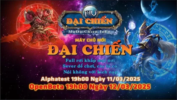 Mu Đại Chiến SS6 Full Custom - Server dễ chơi , cày là có - Nói không với kích nạp